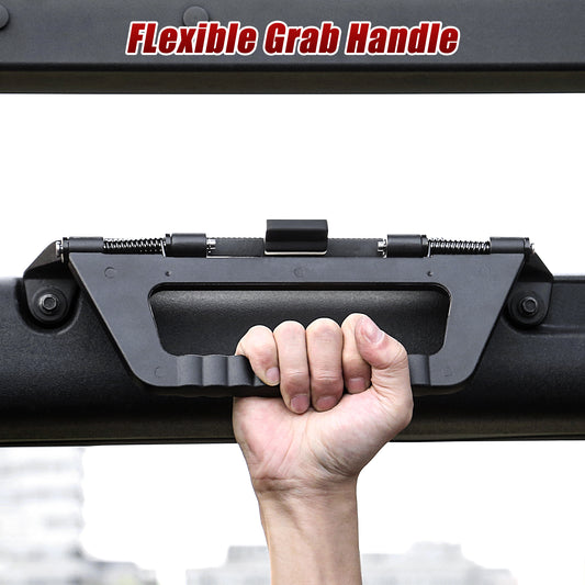 Mabett Grab Handles with Demo Light Kit for Ford Bronco 2024 2023 2022 2021 2/4-Door, Aluminum Alloy Roll Bar Grab Handles for Bronco Accessories. (NOT for Bronco Sport)