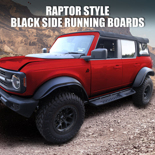 Raptor Style Running Board for Ford Bronco 4 Door 2021-2025