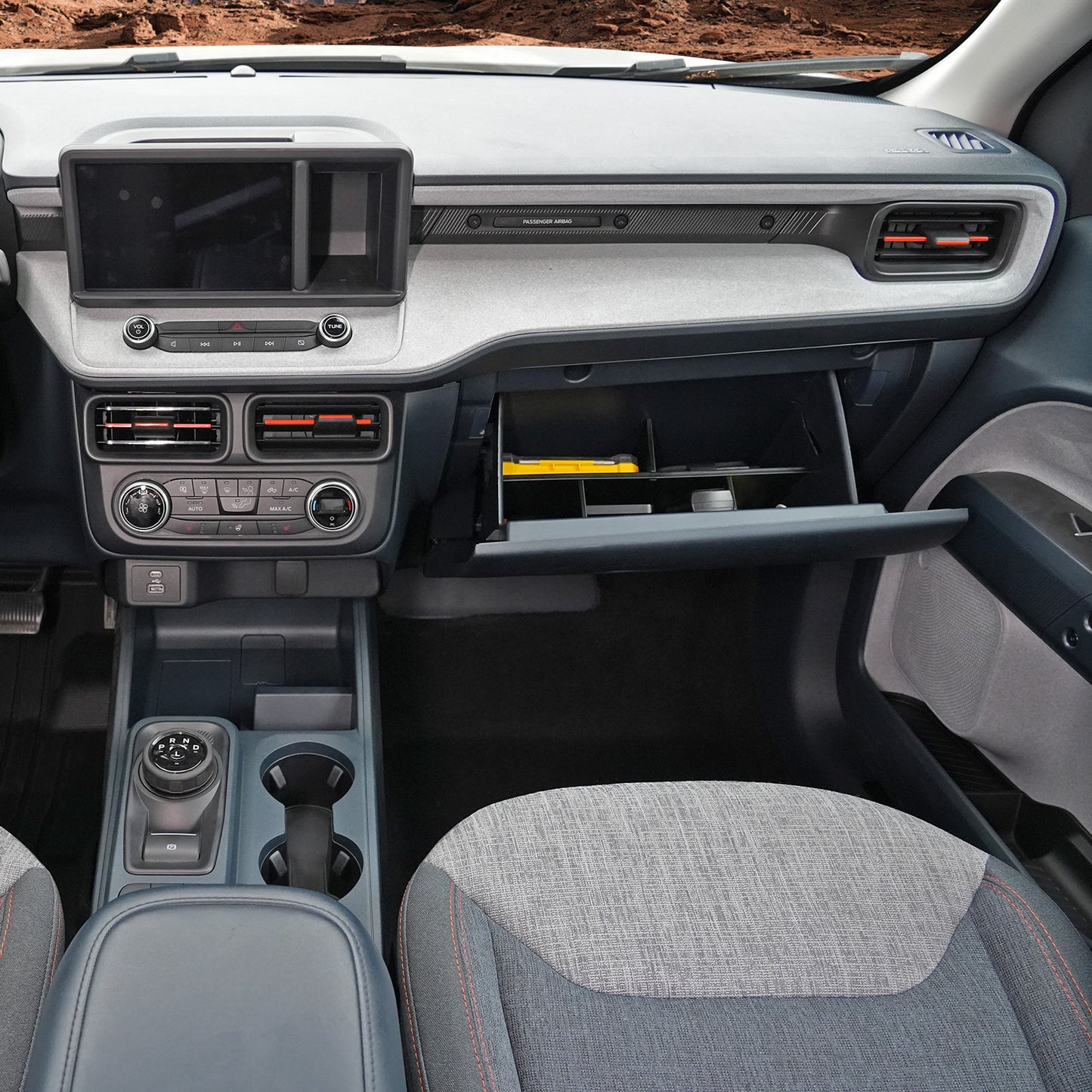 Mabett Glove Box Organizer Dividers for Ford Maverick 2022-2025