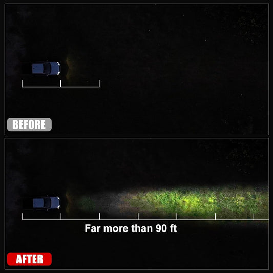 Mabett Roof Top Lights Bar for Ford Maverick 2022-2025 Accessories, White LED Beads Spotlights Kit Truck Cab Light Waterproof Rooftop Searchlight Off-Road Only