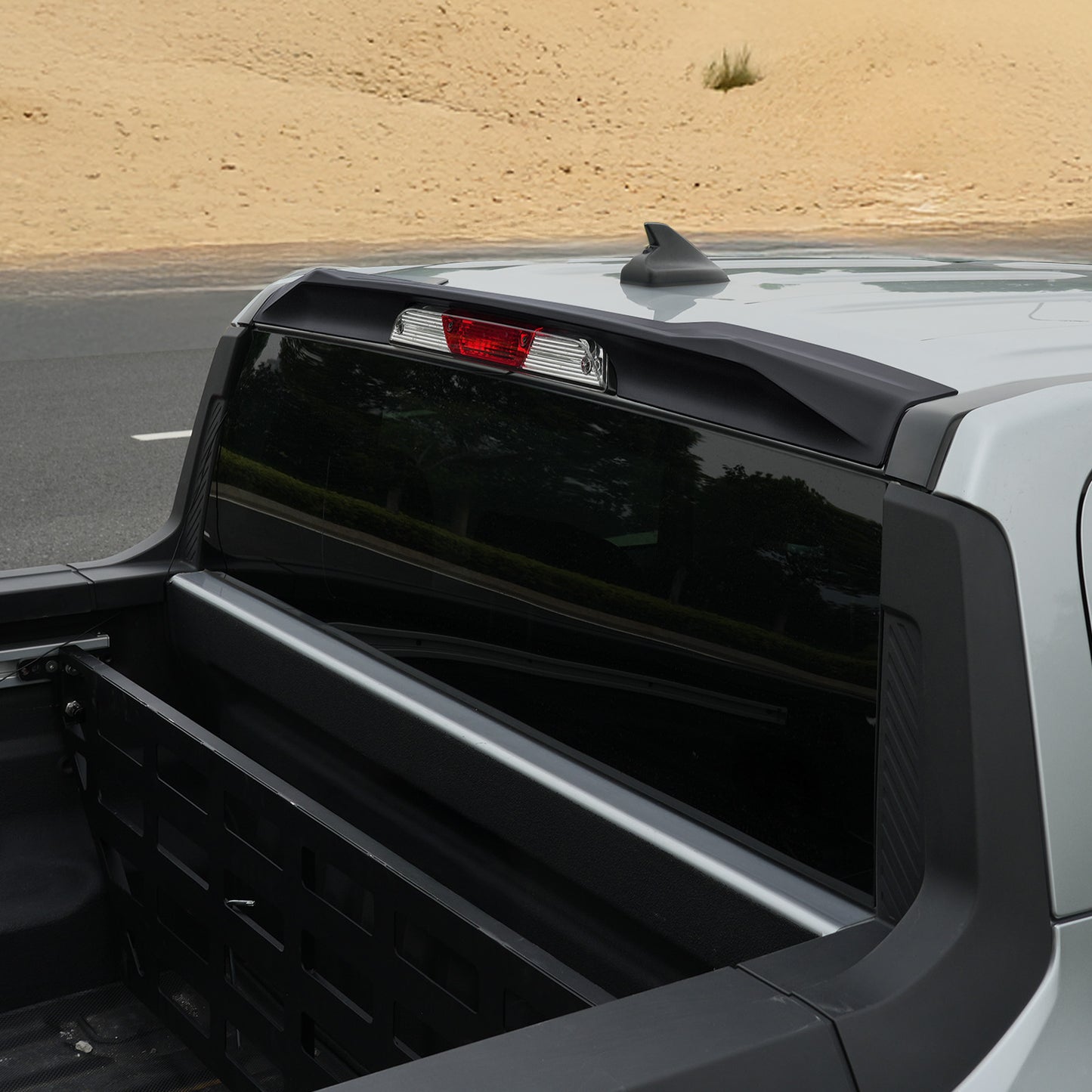 Mabett Rear Roof Cab Spoiler Compatible with 2022-2025 Ford Maverick Scuff Resistant ABS Truck Top Wing Lip Exterior for Ford Maverick Accessories