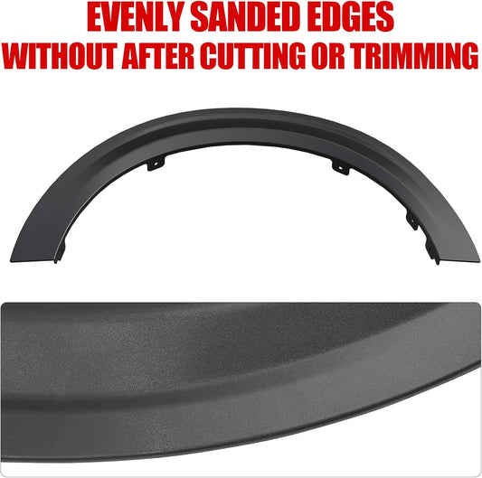 CARUP Fender Flares for Ford Maverick 2022 2023 2024 2025, Front and Rear Wheel Eyebrow Maverick Accessories 4PCS Fender Trim(Contact Customer Support To Ask About Free Installation Service In California)