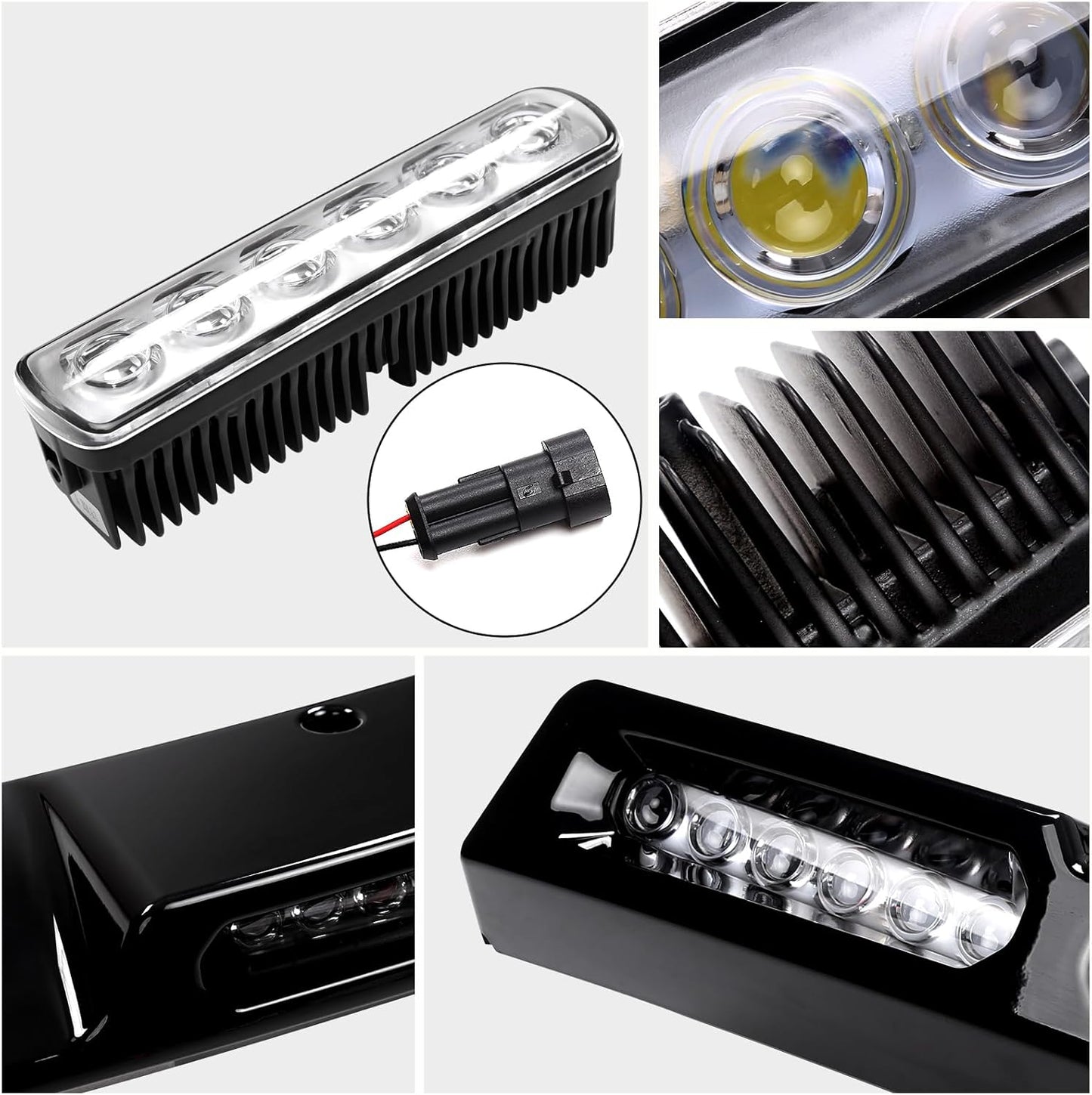 Mabett Roof Top Lights Bar for Ford Maverick 2022-2025 Accessories, White LED Beads Spotlights Kit Truck Cab Light Waterproof Rooftop Searchlight Off-Road Only