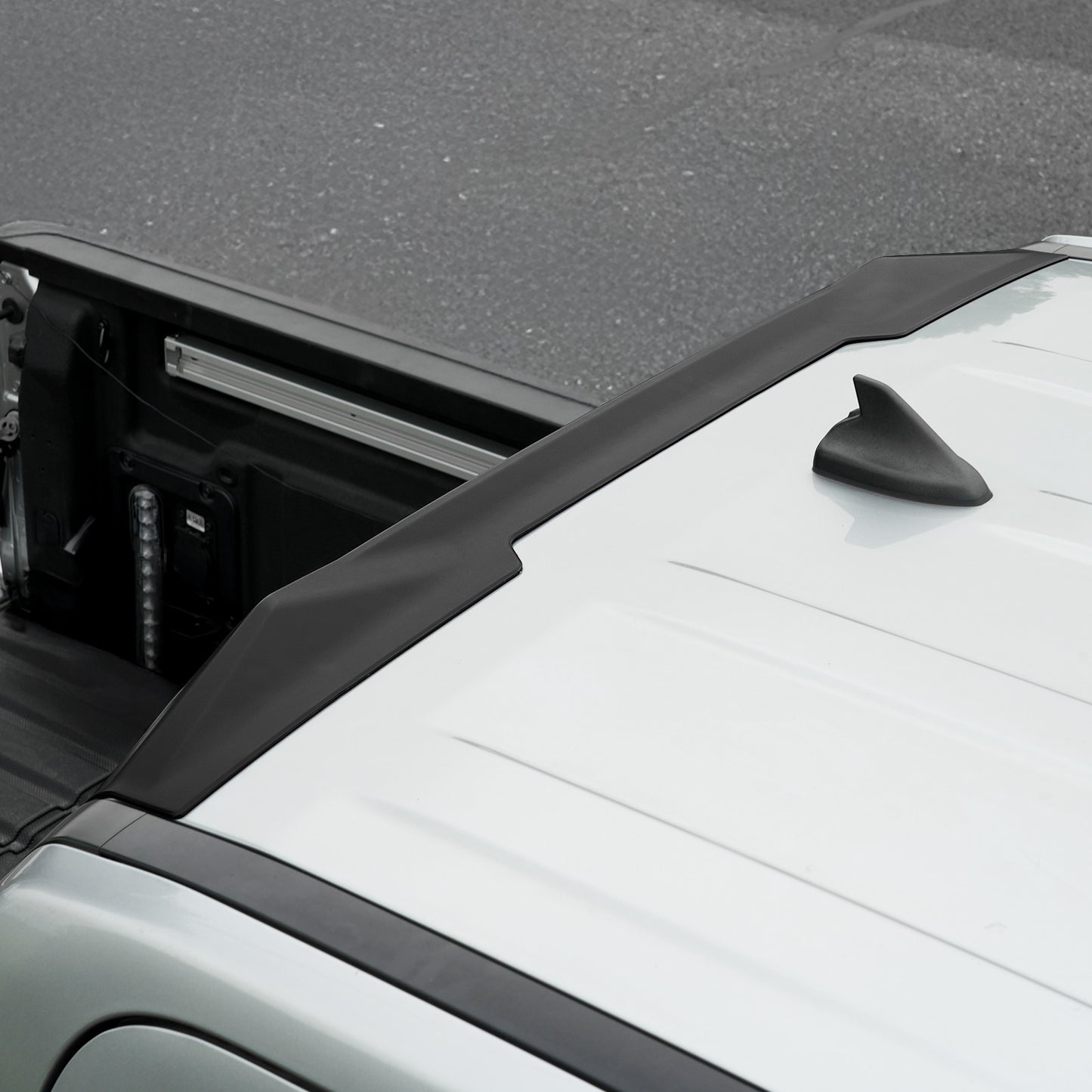 Mabett Rear Roof Cab Spoiler Compatible with 2022-2025 Ford Maverick Scuff Resistant ABS Truck Top Wing Lip Exterior for Ford Maverick Accessories