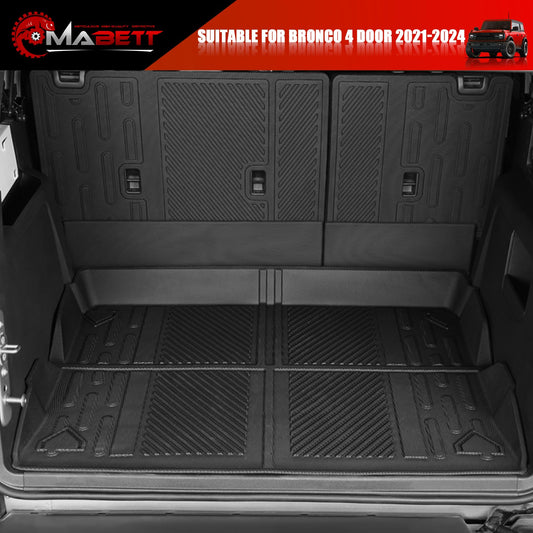 Mabett Seat Back Cover and Cargo Liner for Ford Bronco 2021-2026 4 Door