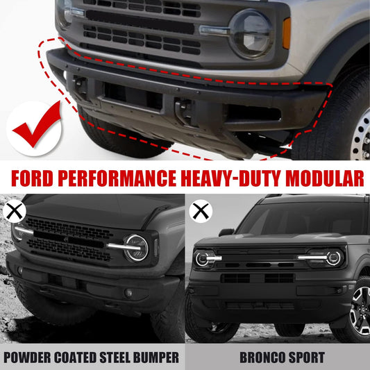 Mabett Fog Lights Assemblies Compatible with Ford Bronco 2021-2026 2/4-Door