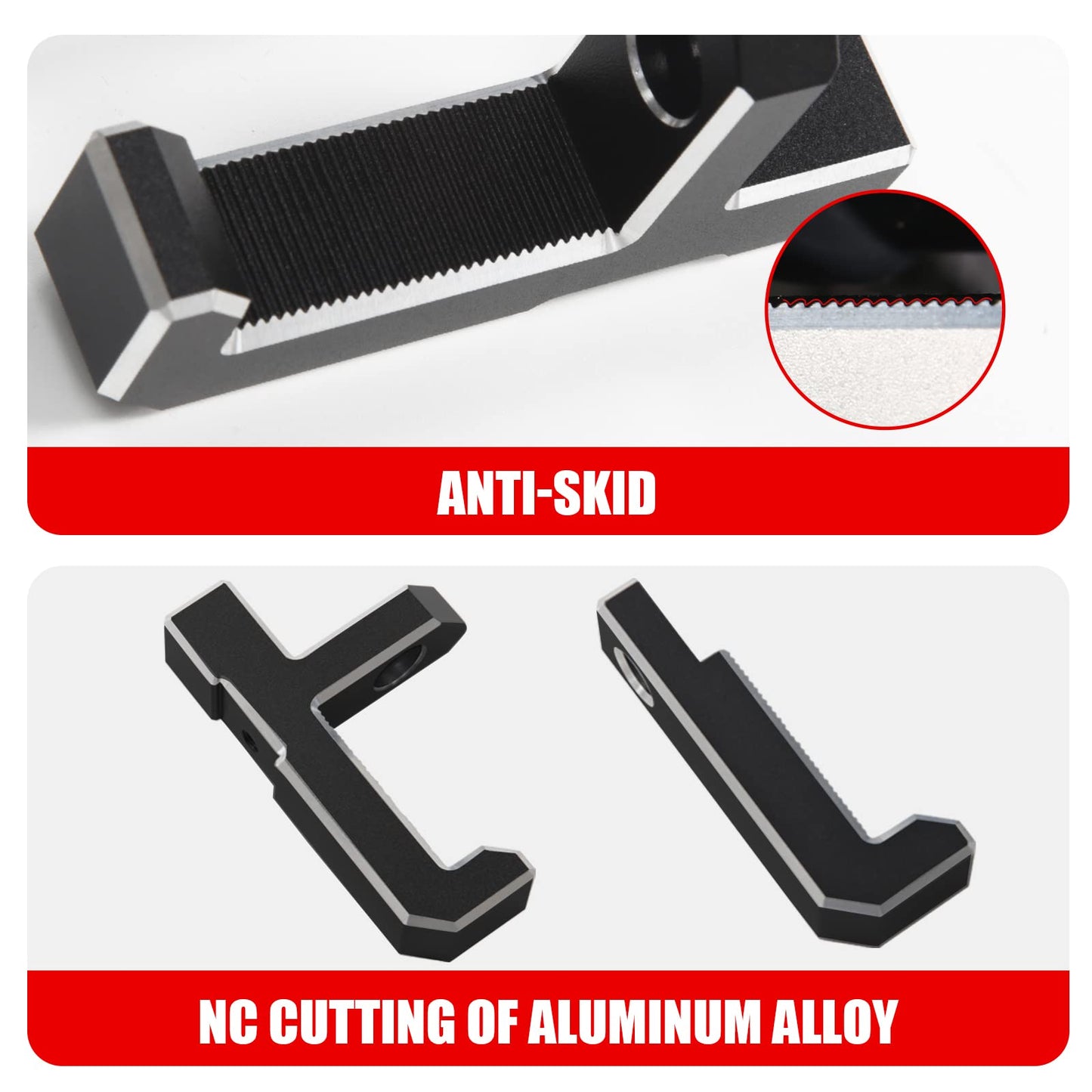 Mabett Aluminum Trunk Grocery Bag Hooks for Ford Bronco 2021-2026 4-Door
