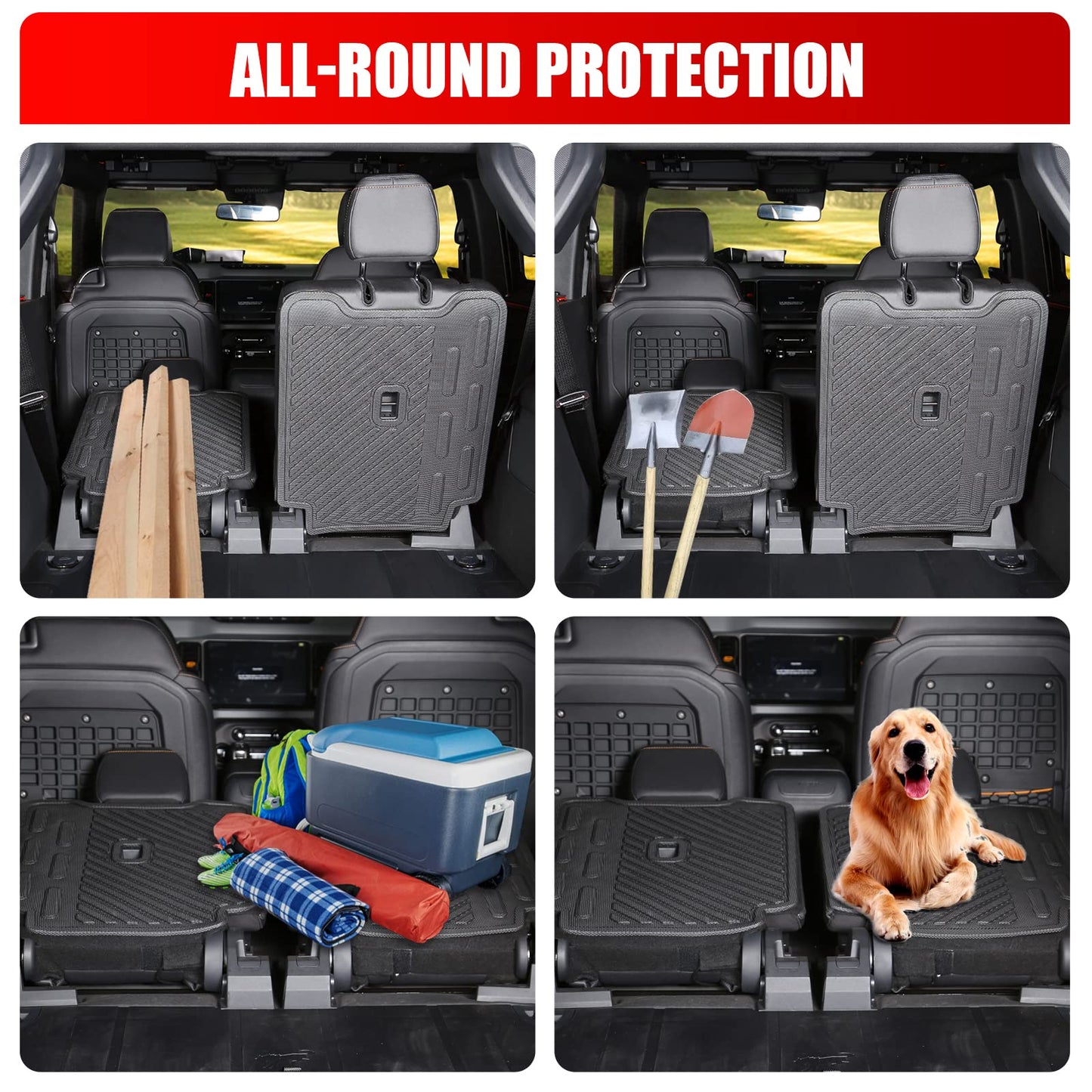 Rear Seat Back Protector for Ford Bronco 2-Door