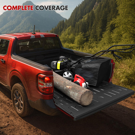 Mabett Truck Bed Mat with Tailgate Mat and Floor Mats with Door Sill Protectors for Ford Maverick Hybrid Model 2022-2026