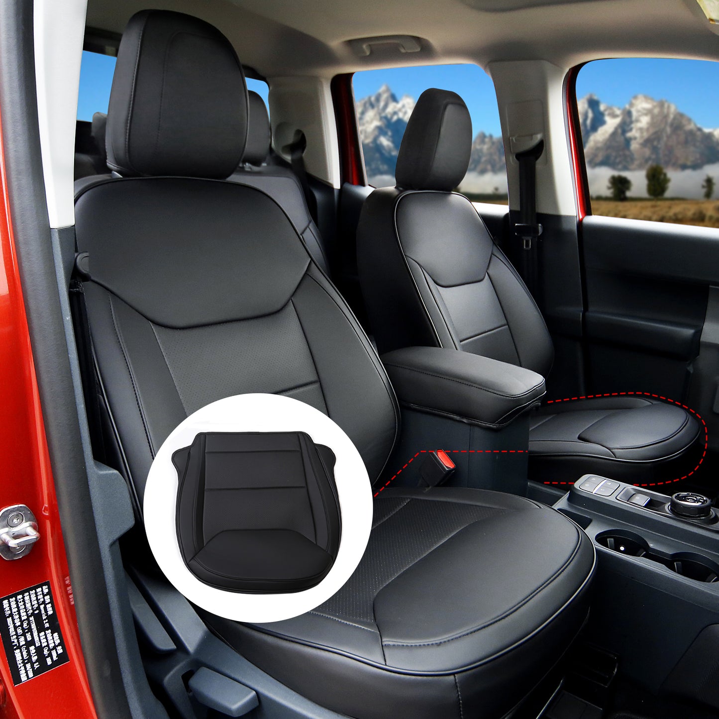 Mabett Seat Cover for Ford Maverick Driver Seat (Driver Seat Cover Only)