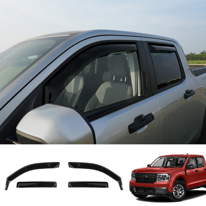 Mabett Visor Rain Guards Compatible with Ford Maverick 2022-2025
