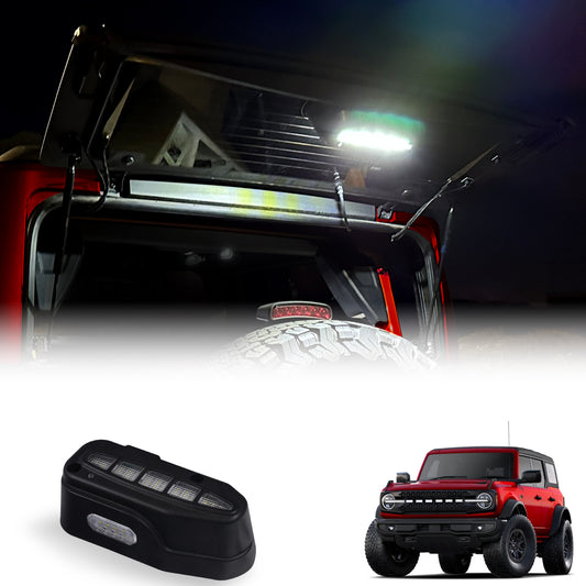 Mabett Rear Cargo Light fit Ford Bronco 2021 2022 2023 2024, Rear Window Lift Gate Dome LED Light for Bronco Accessories 2/4-Door Hardtop(Not for Soft Top/Sport)