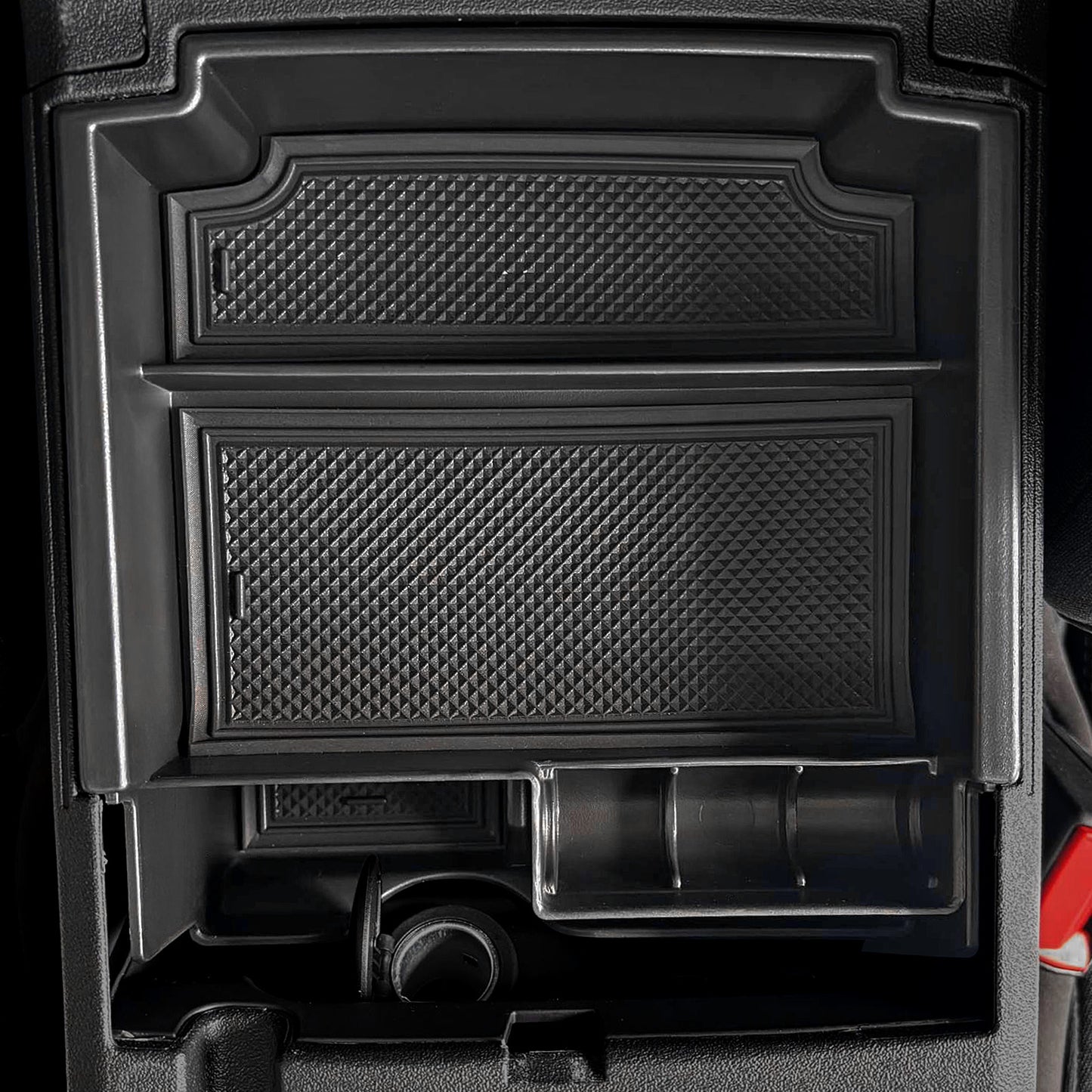Mabett Console Organizer Tray for 2025  Bronco, Armrest Storage Box fit Bronco 2025 4-Door (NOT FOR 2 DOOR OR SPORT)