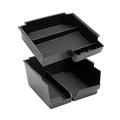 Mabett Console Organizer Tray for 2025  Bronco, Armrest Storage Box fit Bronco 2025 4-Door (NOT FOR 2 DOOR OR SPORT)