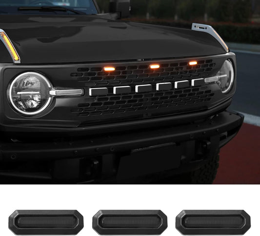 Mabett LED Grille Lights for Ford Bronco Accessories 2021-2026 2/4-Door