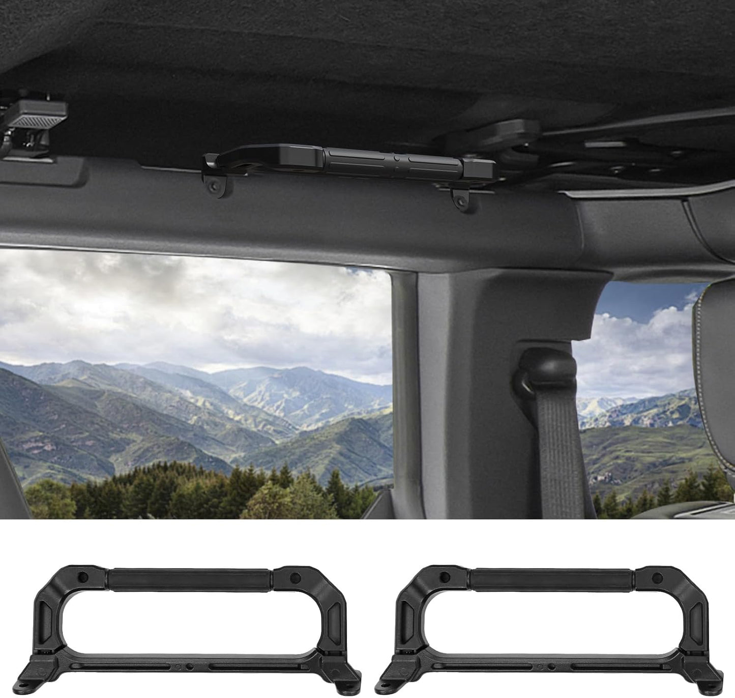 Mabett Aluminum Alloy Front Grab Handles fit Ford Bronco 2021-2026 2/4-Door
