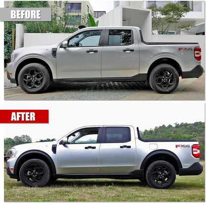 Mabett Fender Flares for Ford Maverick 2022 2023 2024 2025, Front and Rear Wheel Eyebrow Maverick Accessories 4PCS Fender Trim