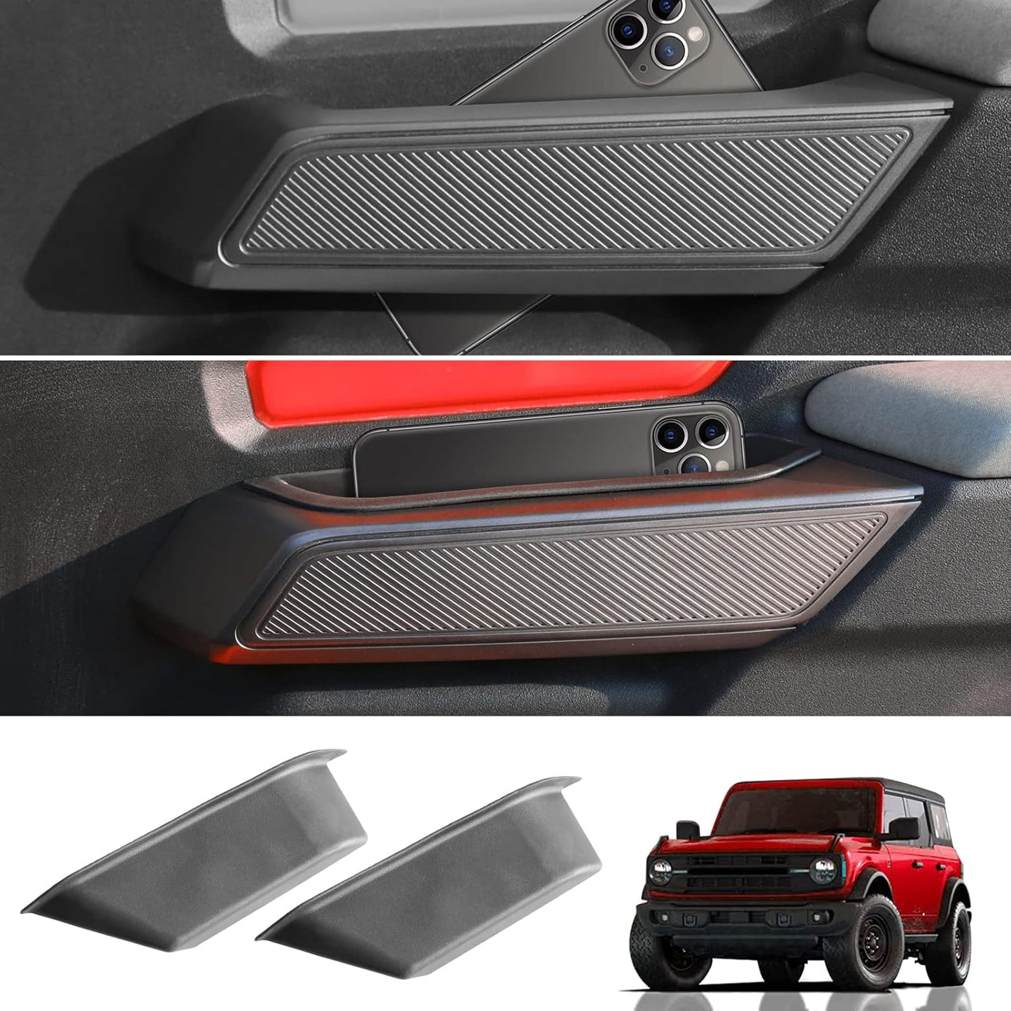 Mabett Door Handle Storage Organizer Compatible with Ford Bronco 2021-2026