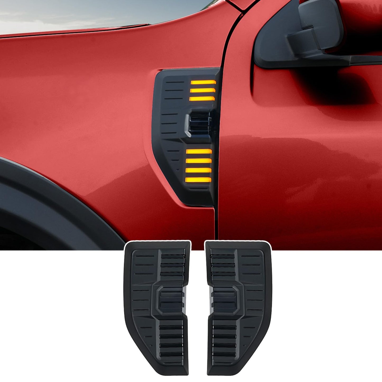 Mabett Side Marker Lights for Ford Maverick 2025-2022 Accessories（Not Fit 2025 Lobo Lariat Tremor model）, Waterproof Design LED Lamps Plug-in Light Side Maker Replacement (2 Pack)