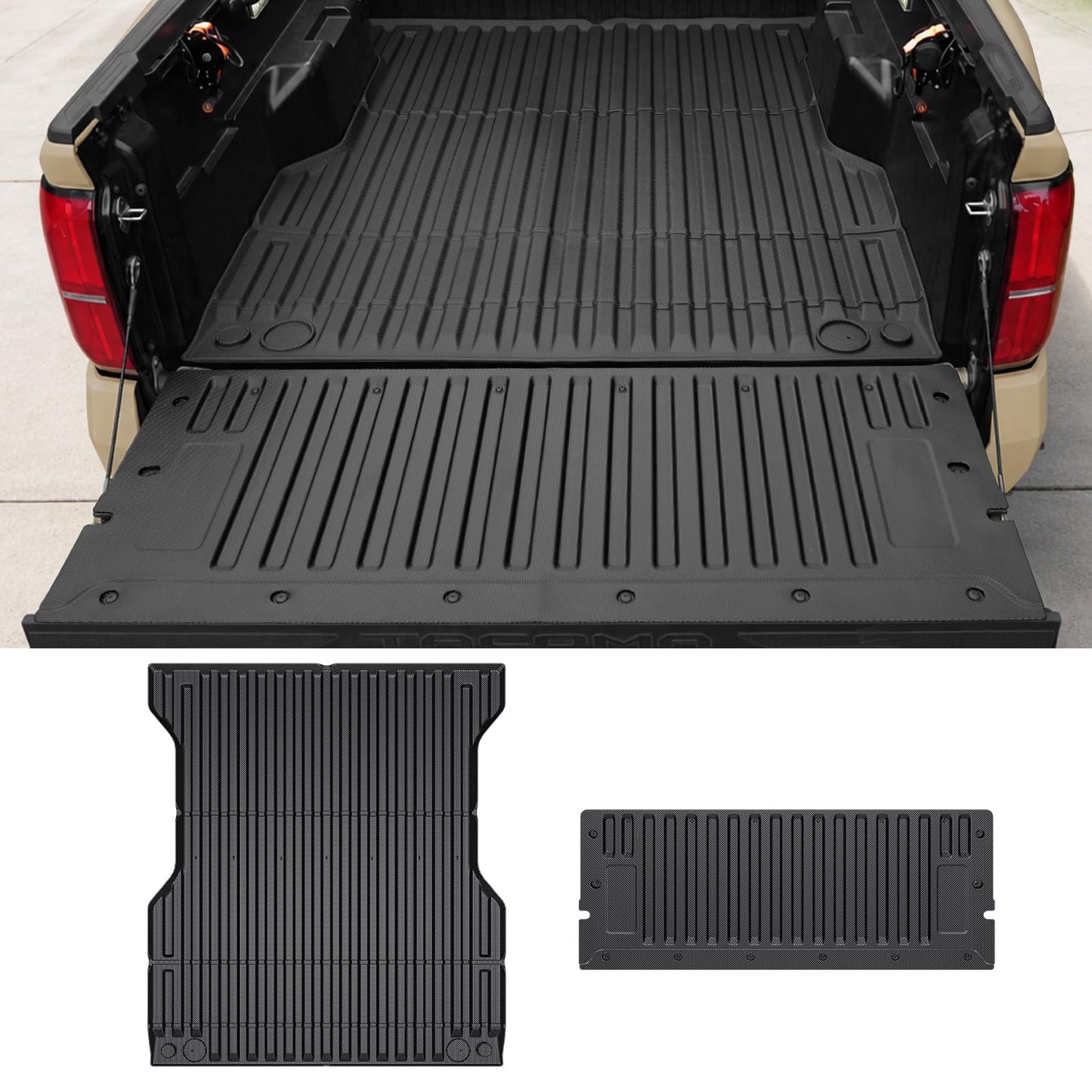 Bed Mat + Tailgate Mat for Toyota Tacoma 2024–2026