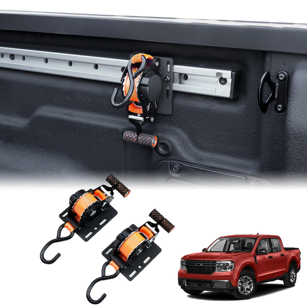 Retractable Ratchet Straps for Ford Maverick
