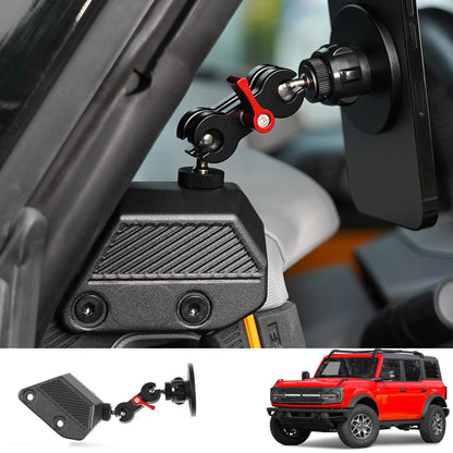 Mabett Magnetic Phone Holder for Ford Bronco 2021 2022 2023 2024 2025, Adjustable Angles 360°Phone Mount for Bronco Accessories