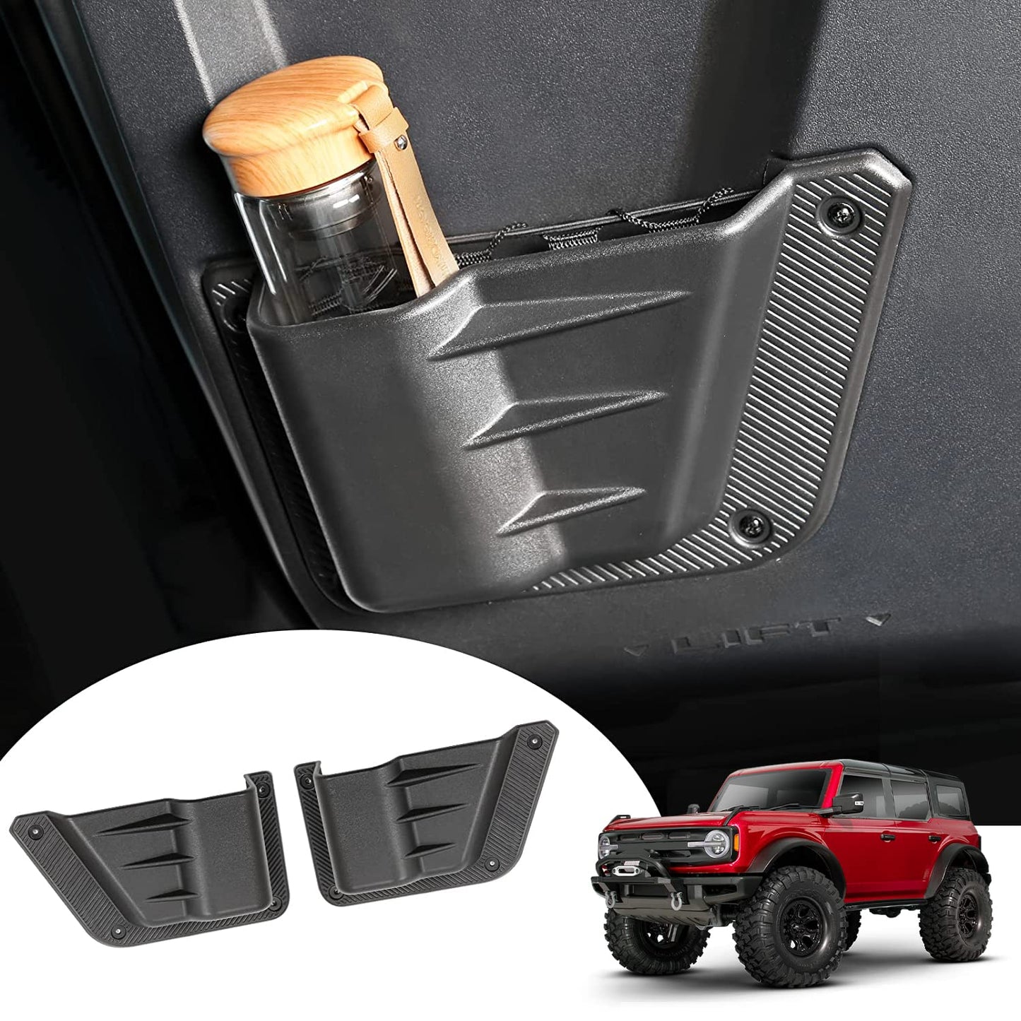 Mabett Rear Door Pocket for Ford Bronco Accessories 2021-2026