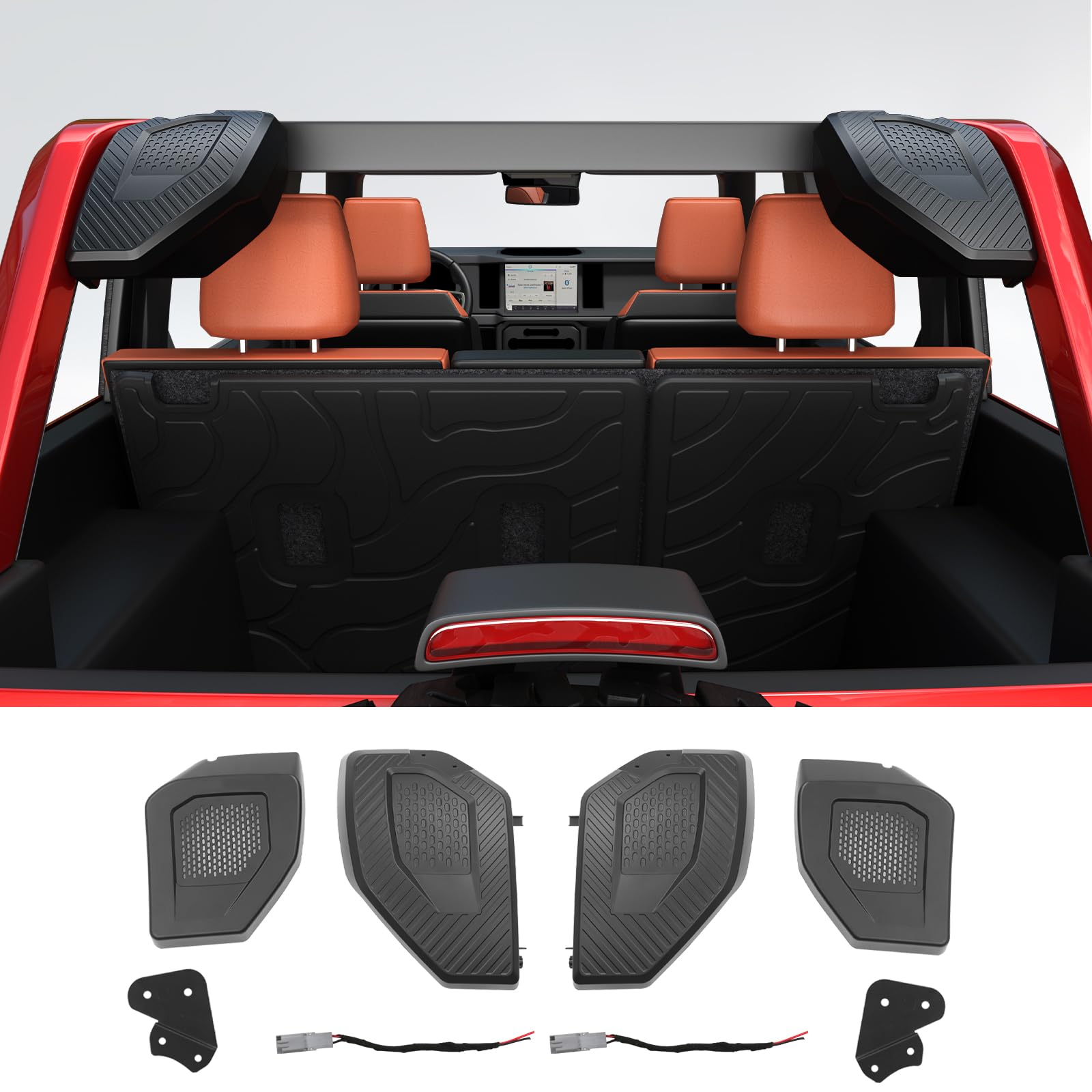 Rear Speaker Pods for Ford Bronco 4-Door