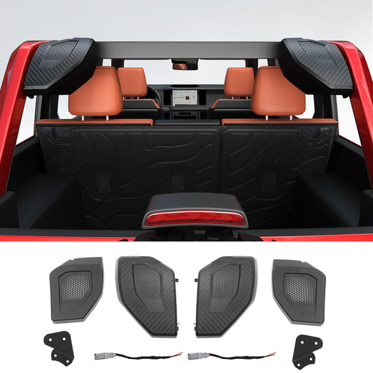 Mabett Rear Speaker Pods Compatible with Ford Bronco 2021-2026 4-Door