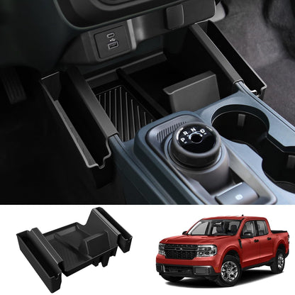Mabett Center Console Shifter Storage Tray Compatible with Ford Maverick 2022-2025 (Not Fit 2025 Model with Wireless charge)