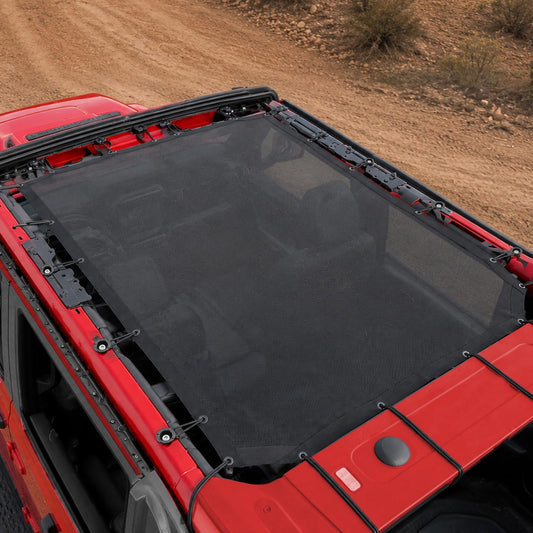 Full-Length Mesh Sunshade for 2021–2026 Ford Bronco 4-Door