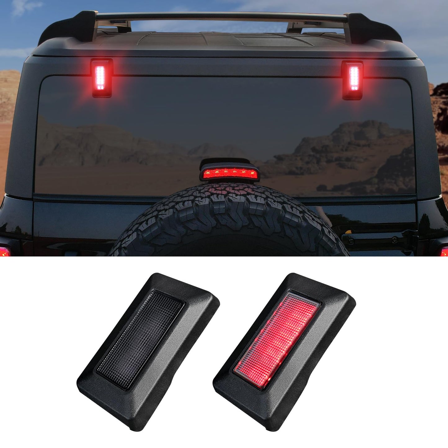 Mabett LED Rear Window Light for Ford Bronco Accessories 2021-2026