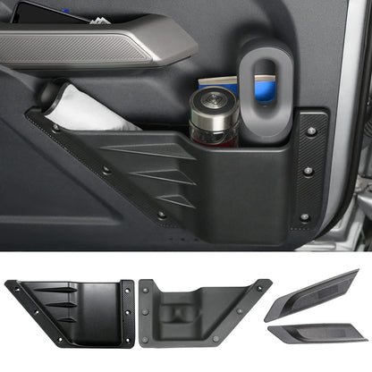 Mabett Front Door Pocket and Inner Door Handle Storage Organizer for Ford Bronco Accessories 2/4-Door 2021 2022 2023 2024 2025