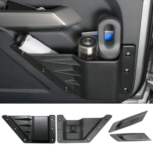 Mabett Front Door Pocket and Inner Door Handle Storage Organizer for Ford Bronco Accessories 2/4-Door 2021 2022 2023 2024 2025