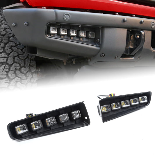 Mabett Fog Lights Assemblies Compatible with Ford Bronco 2021-2026 2/4-Door