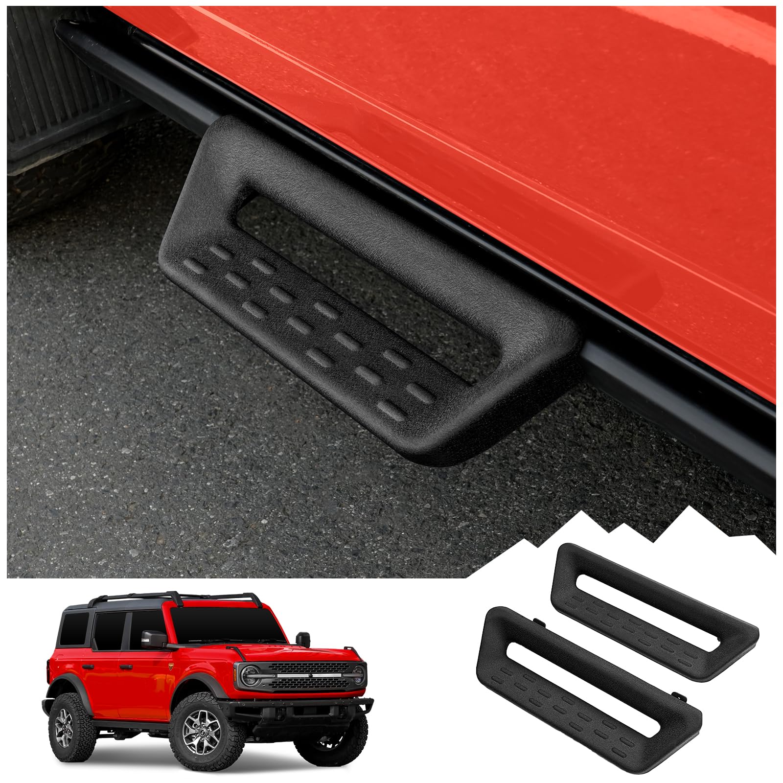 Side Steps for Ford Bronco 2-Door & 4-Door