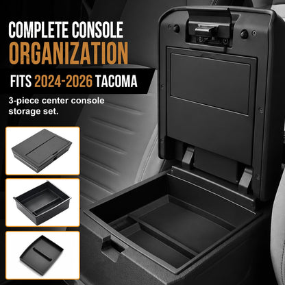 Interior Storage Organizer Set for 2024–2026 Toyota Tacoma