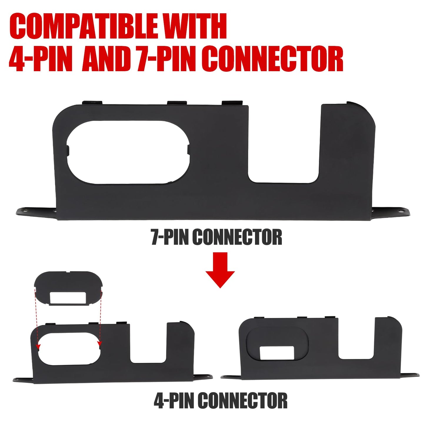 Mabett Rear Bumper Cover Plate for Ford Maverick Accessories 2022-2026(Not for Lobo)