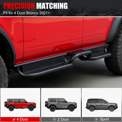 Running Boards for Ford Bronco 4-Door