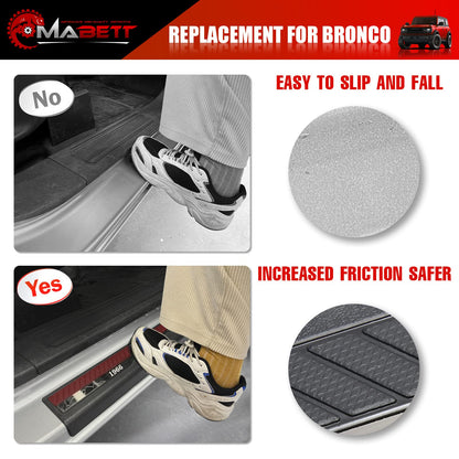 Mabett Door Edge Guards for Ford Bronco Accessories 2021-2026 4 Door