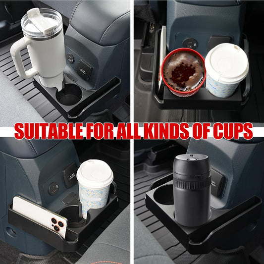 Mabett Removable Rear Dual Cup Holder for Ford Maverick Accessories 2022-2026