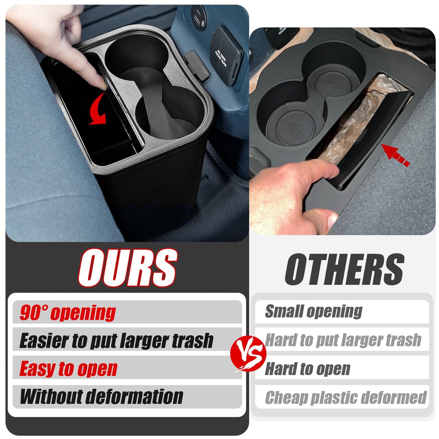 Mabett Trash Can for Ford Maverick 2022-2026