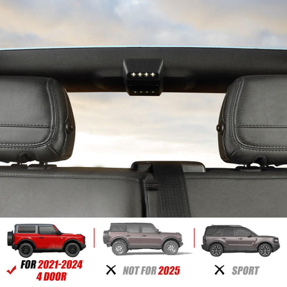 Mabett Rear Ceiling Lights Compatible with Ford Bronco 2021-2024(Not FIt 2 Door and 2025/2026)