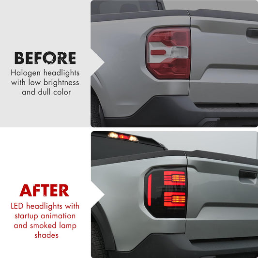 Mabett LED Tail Lights for Ford Maverick 2022-2024 XL XLT