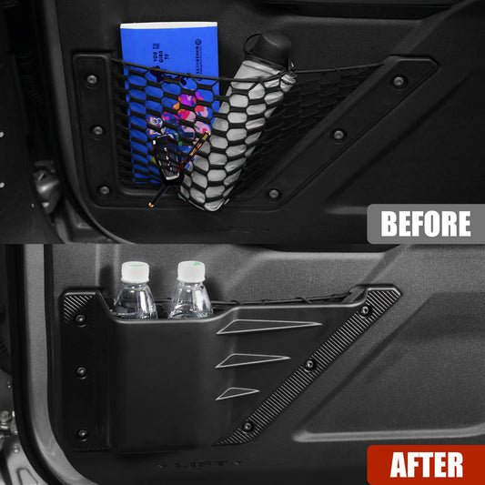 Mabett Front Door Pocket and Inner Door Handle Storage Organizer for Ford Bronco Accessories 2/4-Door 2021 2022 2023 2024 2025