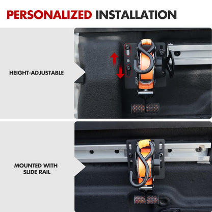 Mabett Retractable Ratchet Straps Compatible with Ford Maverick 2022-2026 (2PCS)