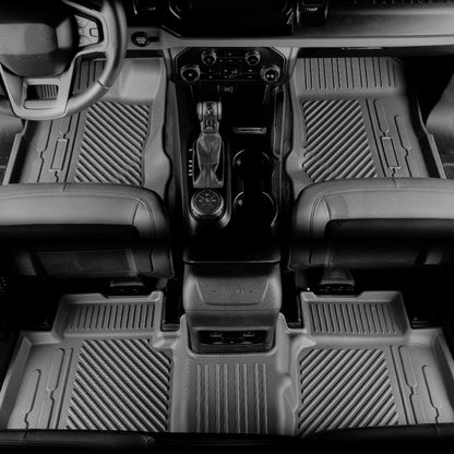 Mabett Interior Cover Mats for Ford Bronco Accessories 2-Door 2025 2021 2022 2023 2024 Front Rear Seat Back Cover Cargo Liners Set (Floor Mats&Seat Back Covers&Cargo Liner&Lower Trunk Storage Mat)