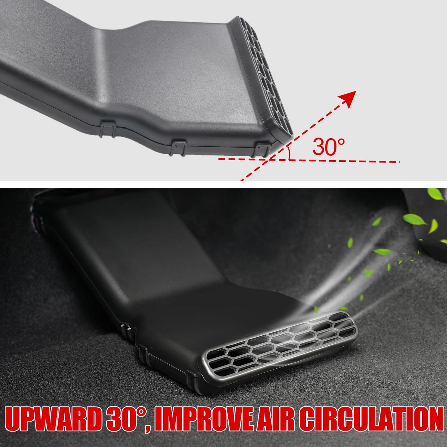 Mabett Under Seat Vent Deflectors for Ford Maverick Accessories 2022-2026 (2 PCS)