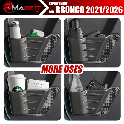 Mabett Rear Door Pocket for Ford Bronco Accessories 2021-2026