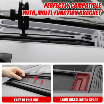 Mabett Car Dash Non-Slip Rubber Pad 3 PCS for Ford Bronco Accessories 2021-2024
